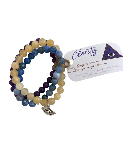 CLARITY Intention Crystal Stack Bracelet - Dandelion Lifestyle