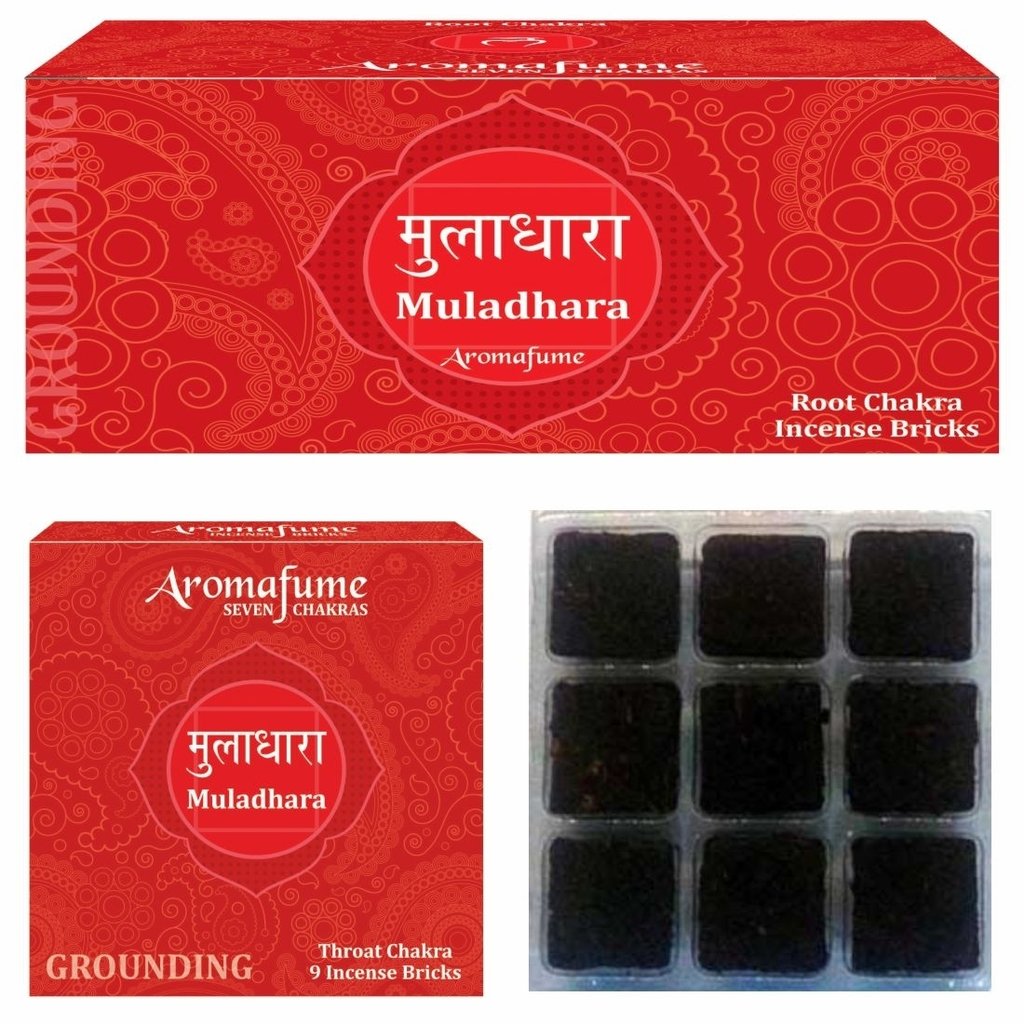 MULADHARA - ROOT CHAKRA - EXOTIC INCENSE BRICKS - Dandelion Lifestyle