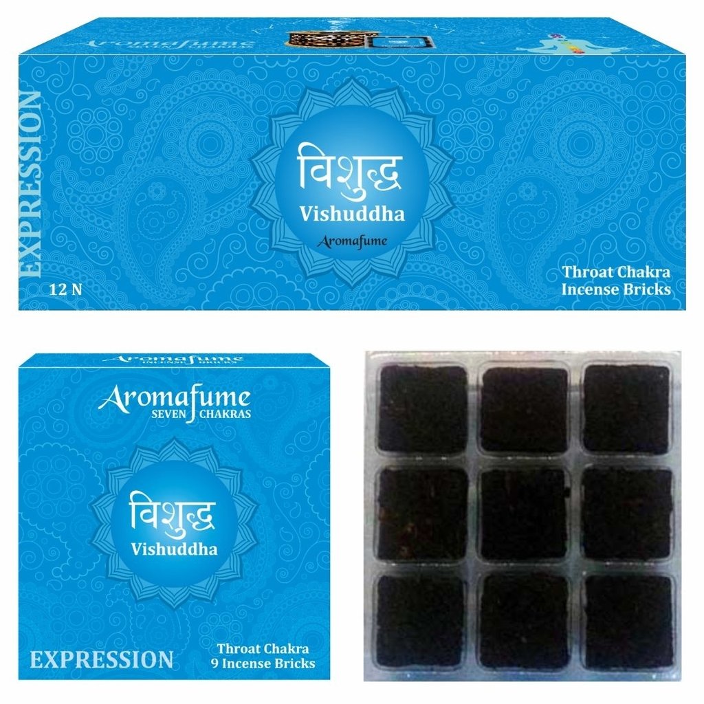 VISHUDDHA - THROAT CHAKRA - EXOTIC INCENSE BRICKS - Dandelion Lifestyle