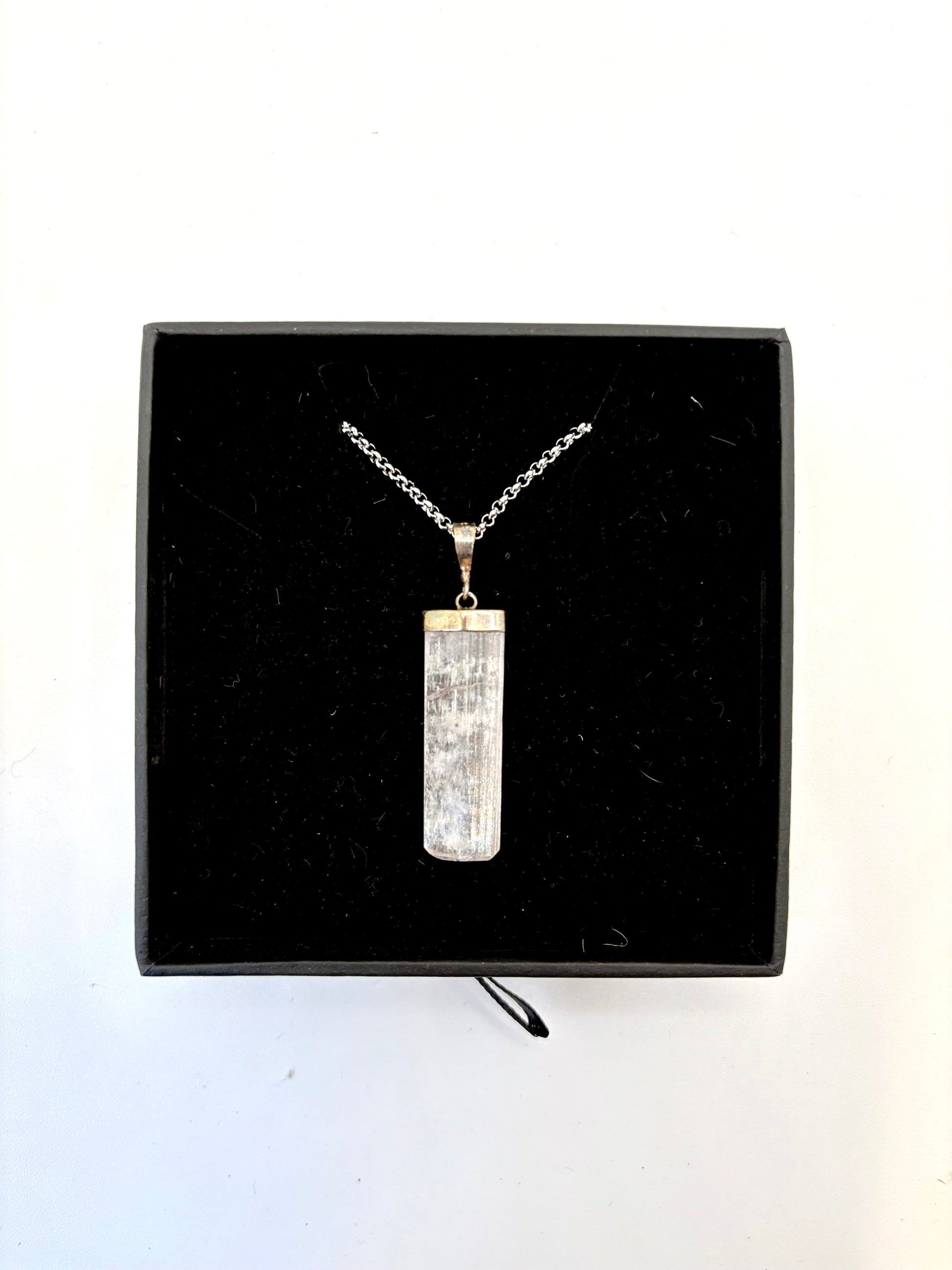 Selenite Pendant on Chain - Dandelion Lifestyle