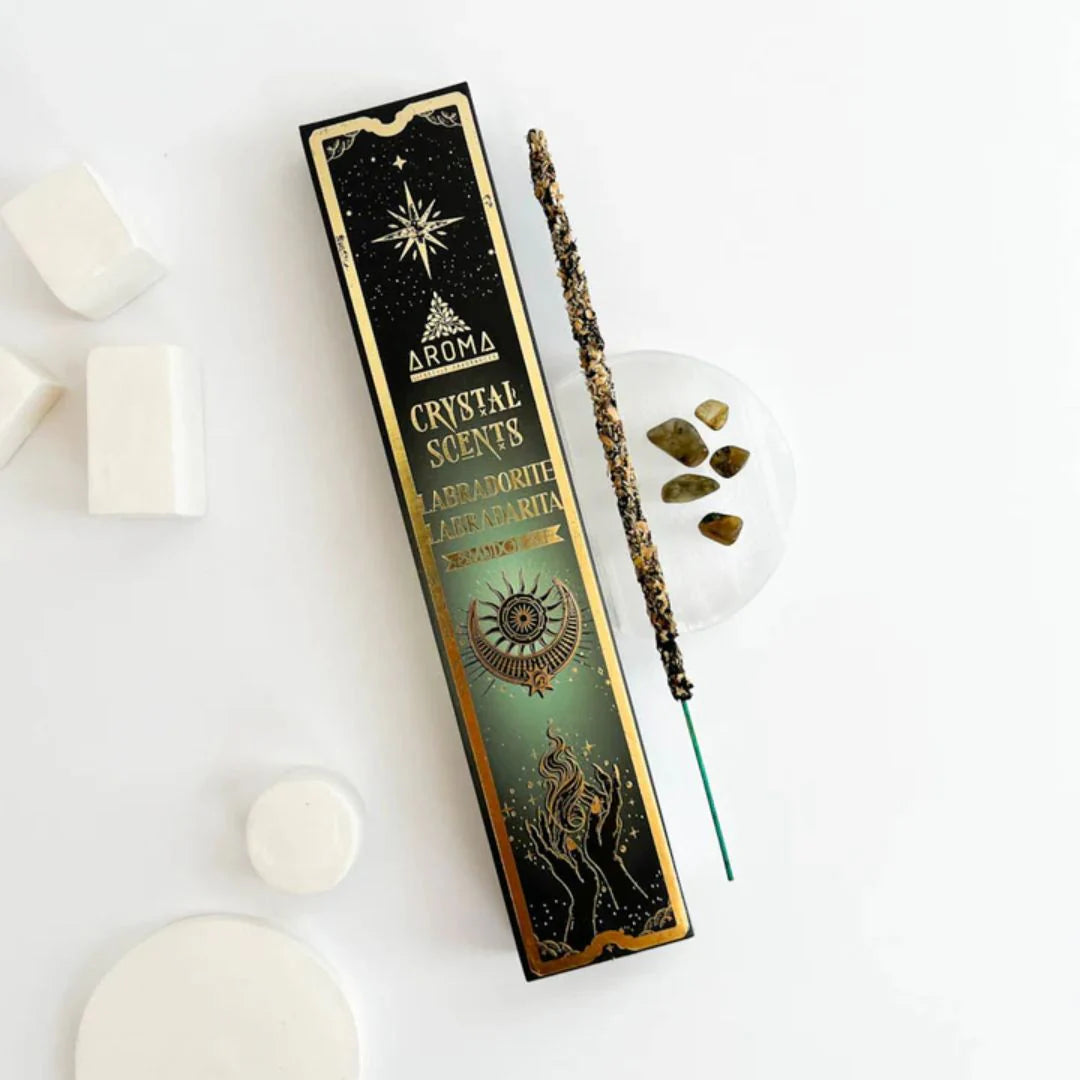 Labradorite Aroma Crystal Scents Incense - 20g - Dandelion Lifestyle