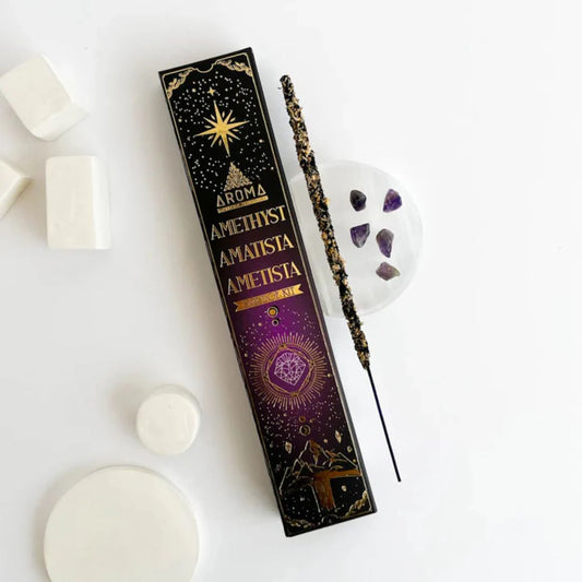 Amethyst Aroma Crystal Scents Incense - 20g - Dandelion Lifestyle