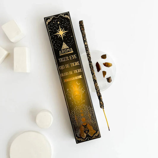 Tiger's Eye Aroma Crystal Scents Incense - 20g - Dandelion Lifestyle