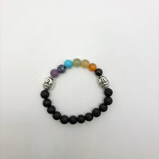 Lava Stone Chakra Bracelet - Dandelion Lifestyle