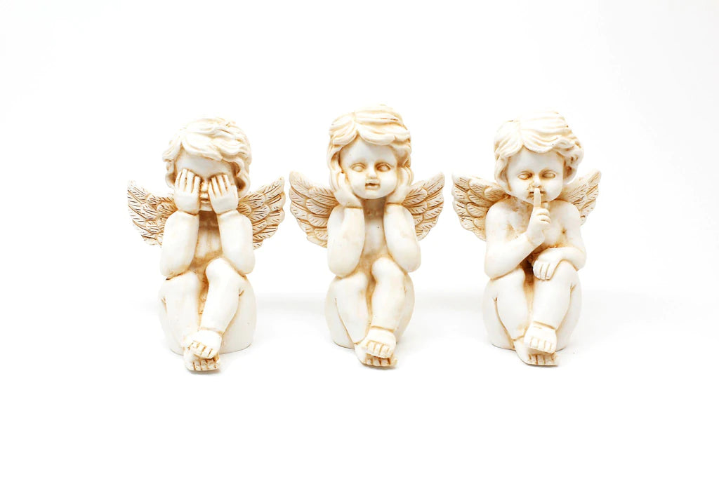 Cherub Set of 3 (Hear no evil, see no evil, speak no evil) - Dandelion Lifestyle