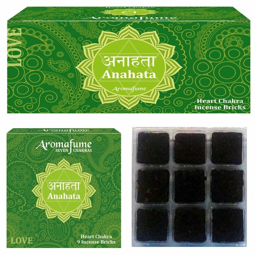 ANAHATA - HEART CHAKRA - EXOTIC INCENSE BRICKS - Dandelion Lifestyle