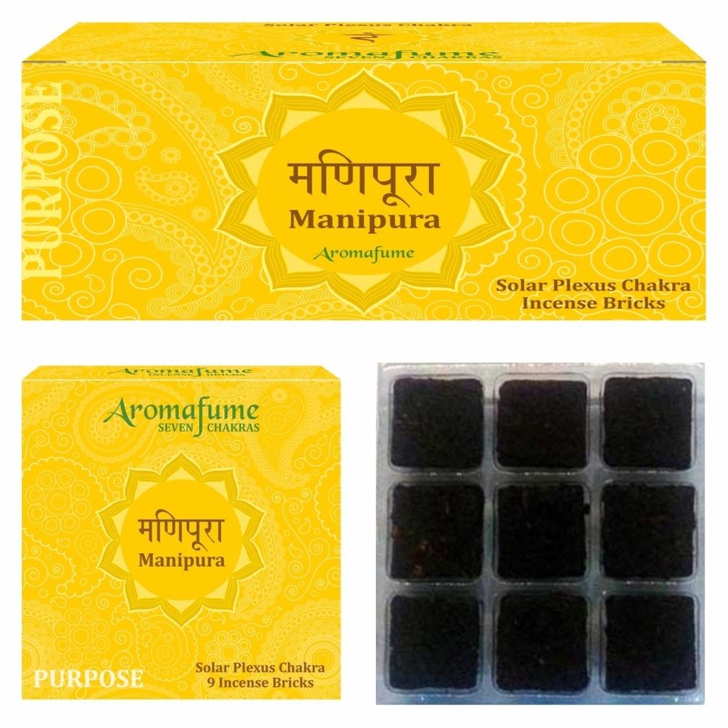 MANIPURA - SOLAR PLEXUS CHAKRA - EXOTIC INCENSE BRICKS - Dandelion Lifestyle