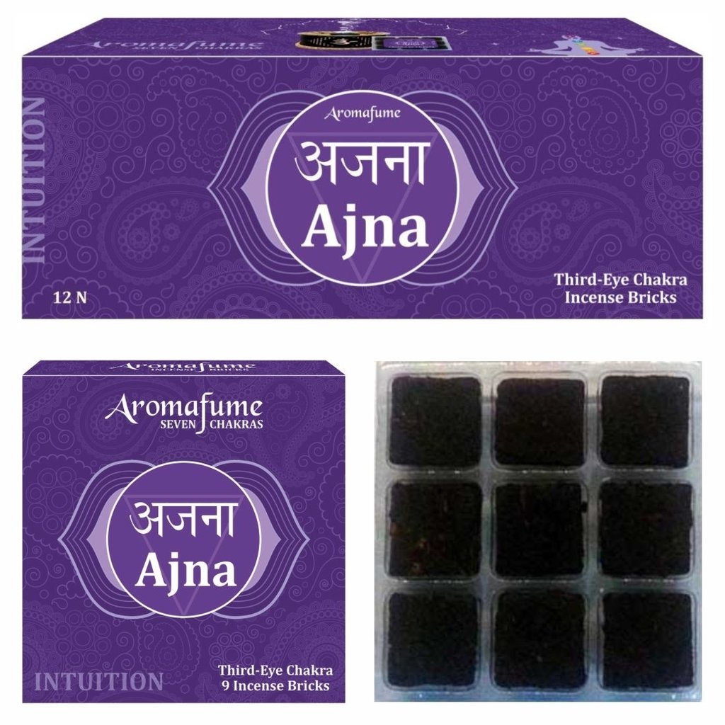 AJNA - THIRD EYE CHAKRA - EXOTIC INCENSE BRICKS - Dandelion Lifestyle